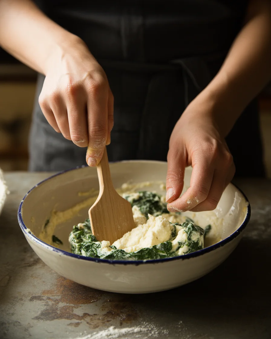 Spinach and Ricotta Stuffed Shells
