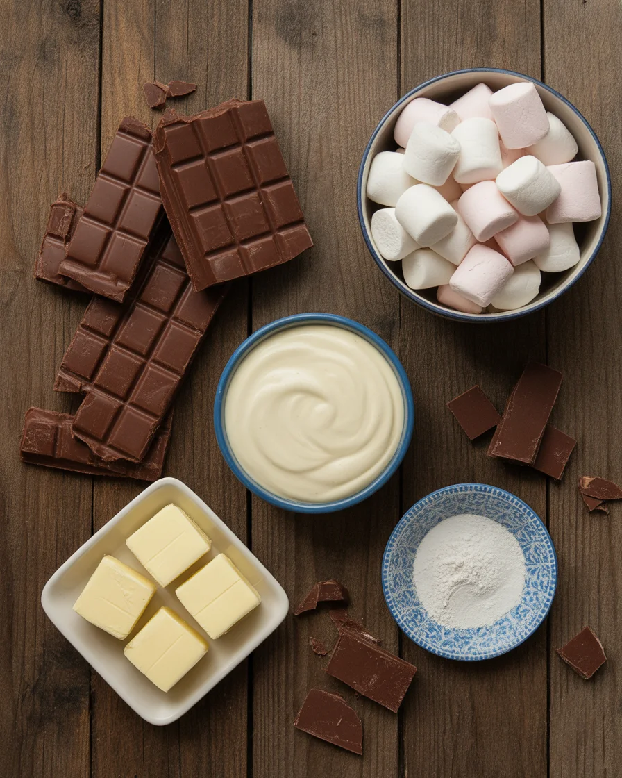Easy Marshmallow Swirl Fudge