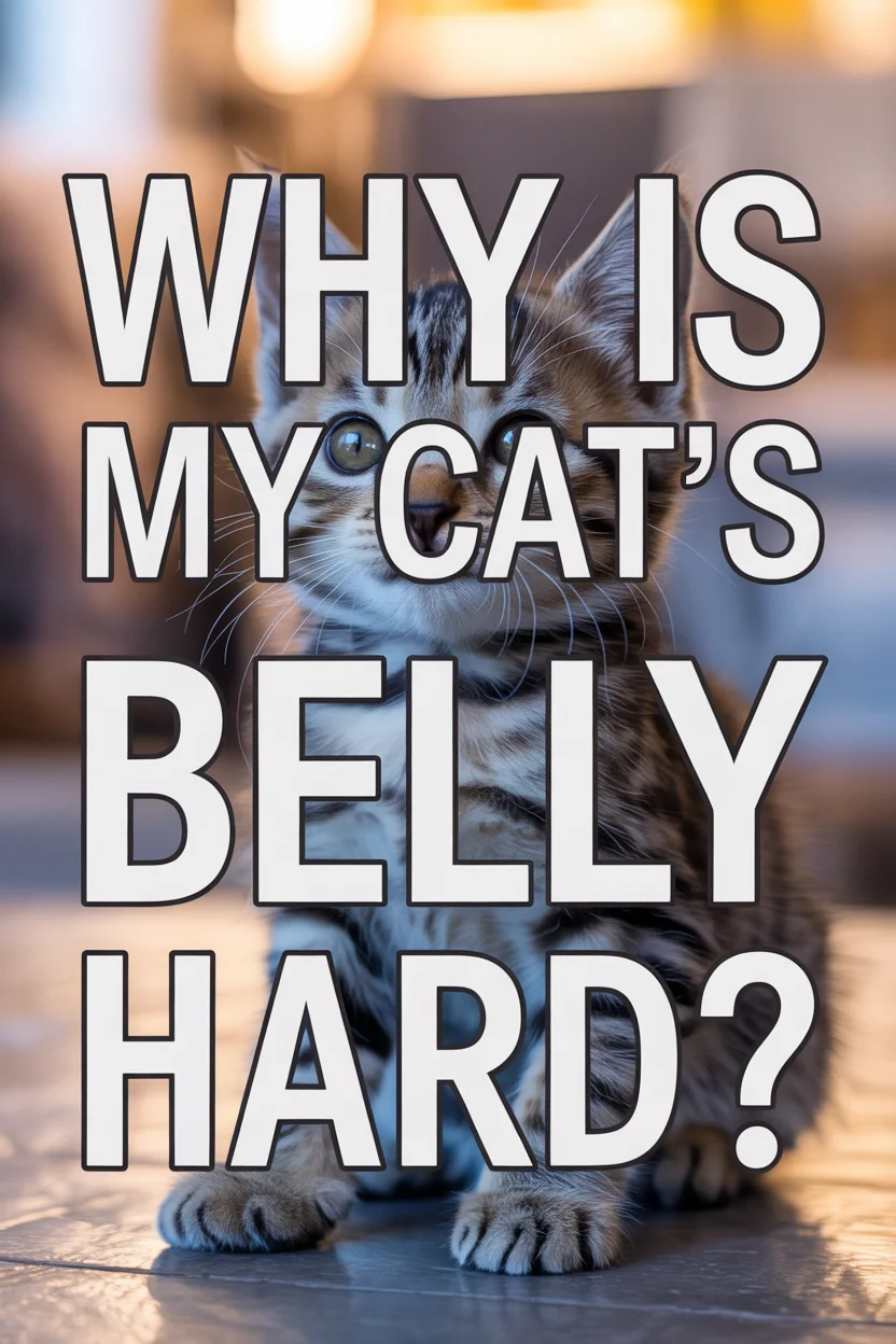 Why Is My Cat's Stomach Hard? Signs Every Owner Should Know