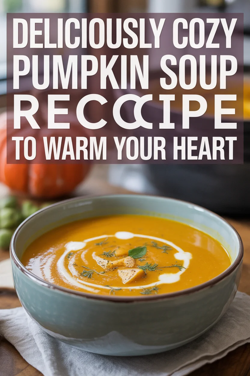 Deliciously Cozy Pumpkin Soup Recipe to Warm Your Heart