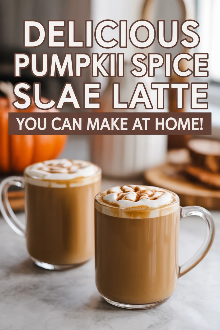 Delicious Pumpkin Spice Latte You Can Make at Home!