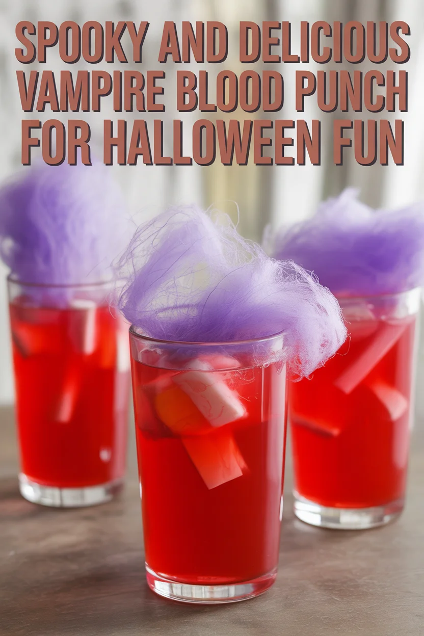 Spooky and Delicious Vampire Blood Punch for Halloween Fun
