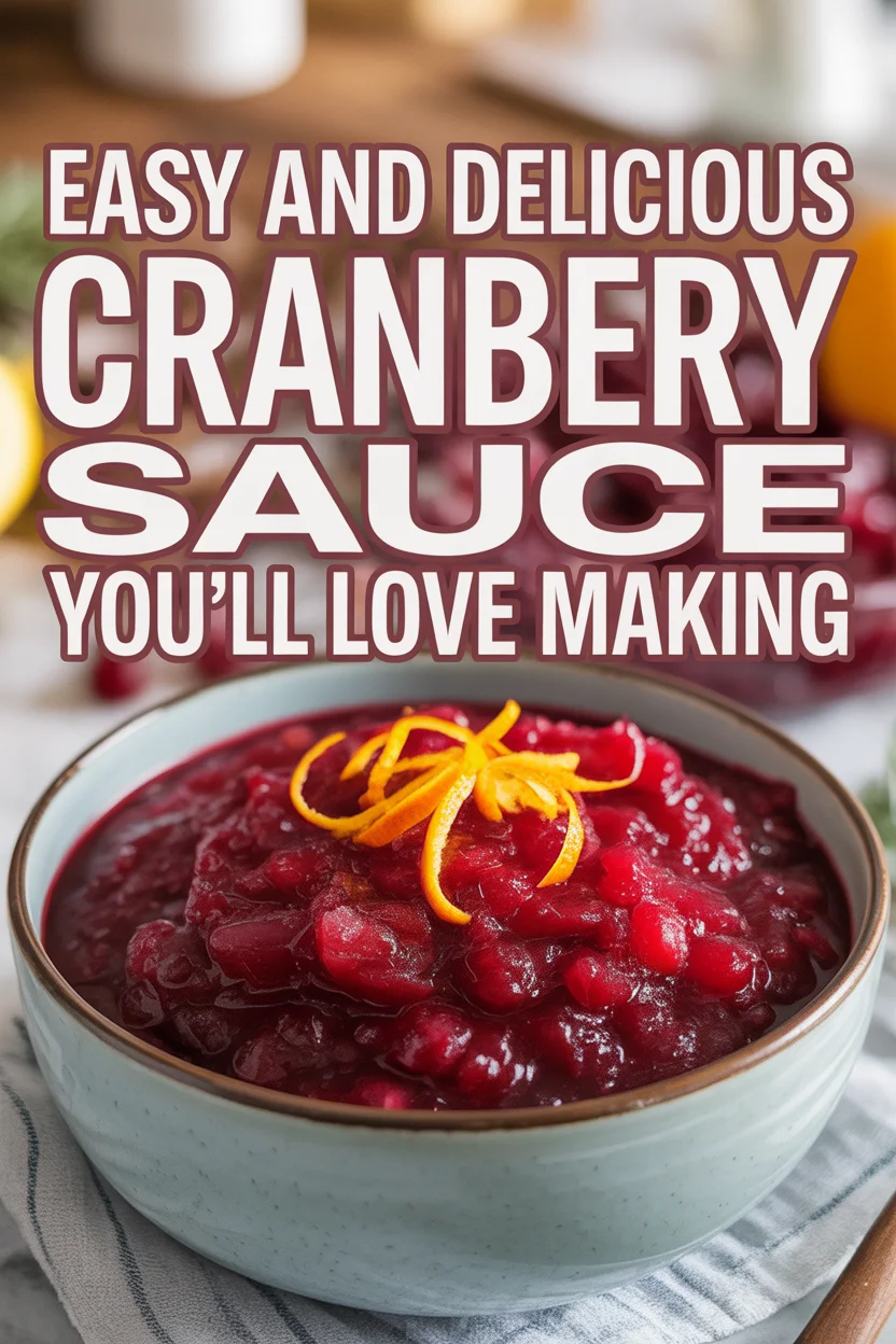 Easy and Delicious Cranberry Sauce You&rsquo;ll Love Making