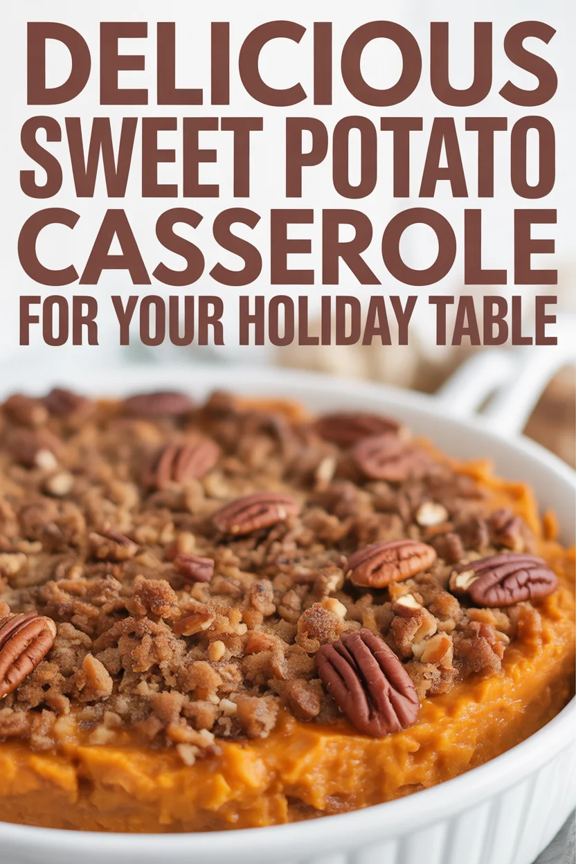 Delicious Sweet Potato Casserole for Your Holiday Table