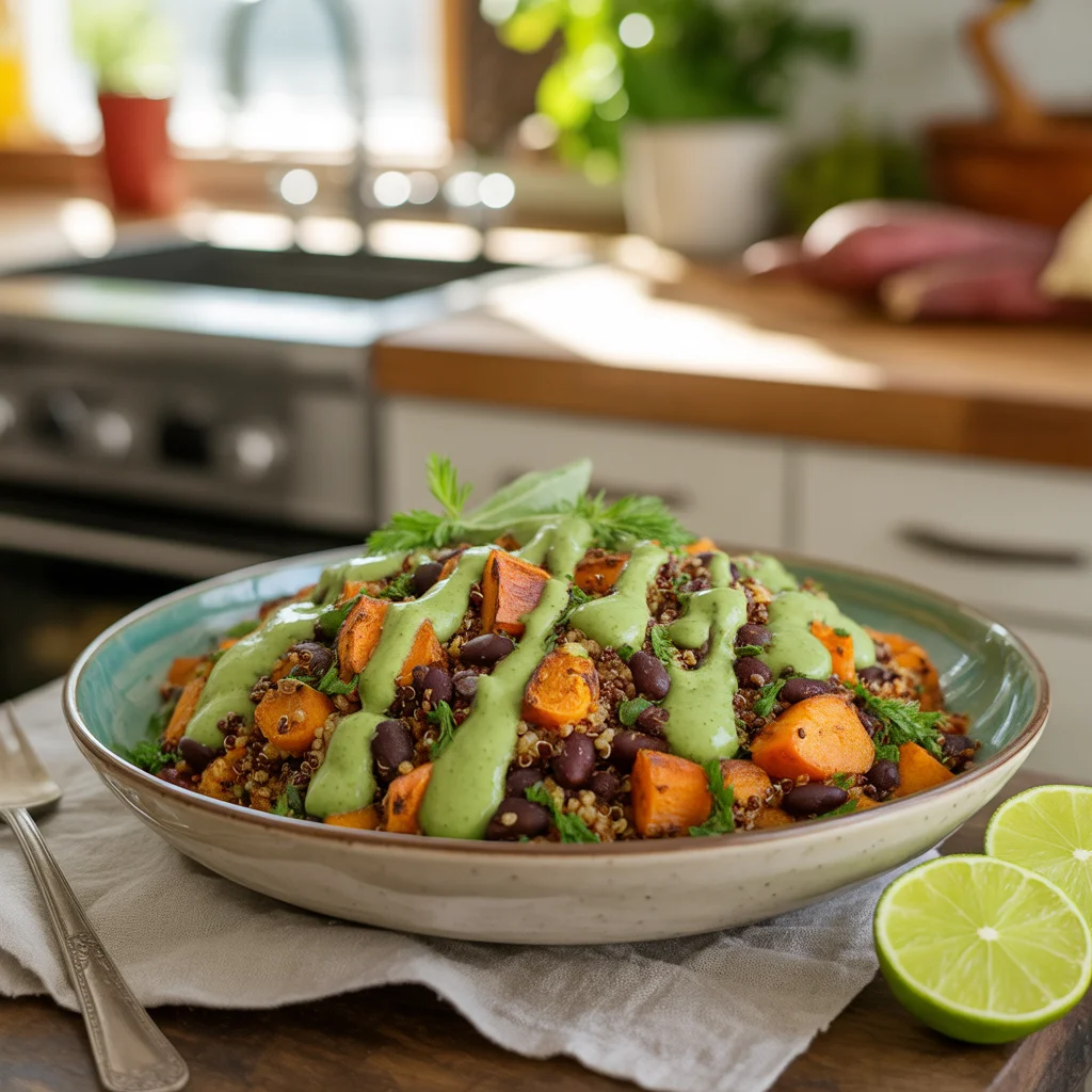 quinoa sweet potato bowl