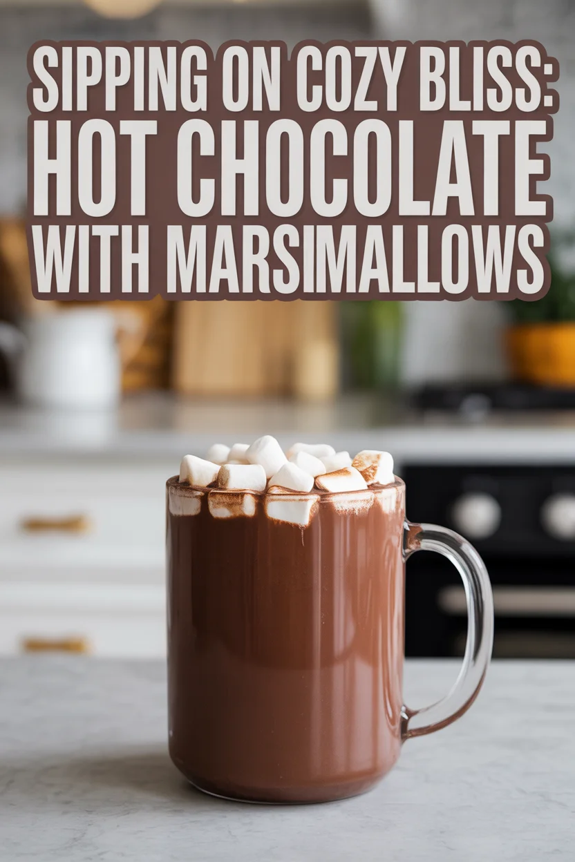 Sipping on Cozy Bliss: Hot Chocolate with Marshmallows