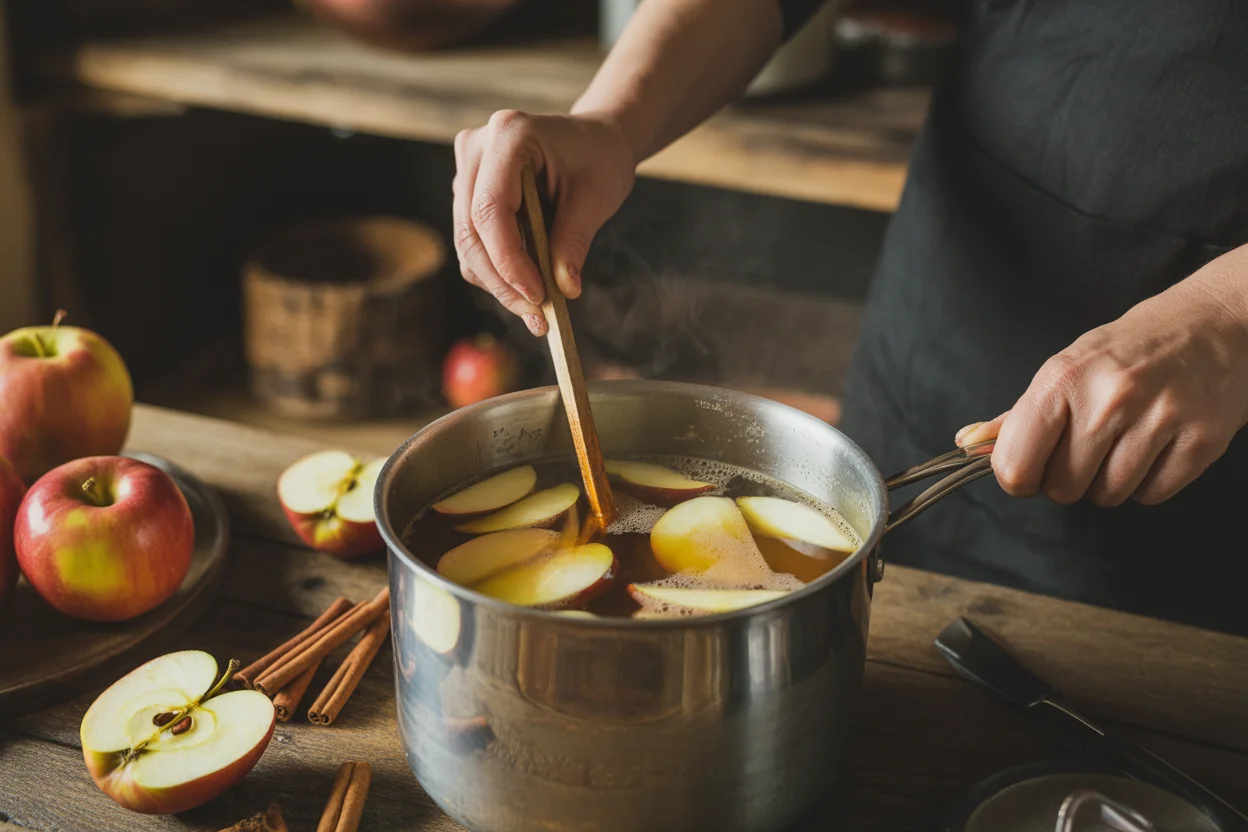 Sipping on Homemade Apple Cider: A Comforting Fall Treat