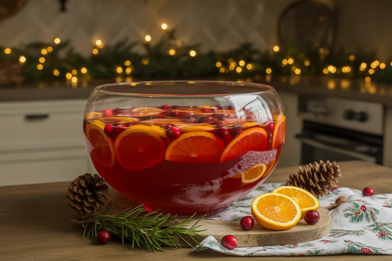 Deliciously Easy Christmas Punch Recipe for the Holidays!