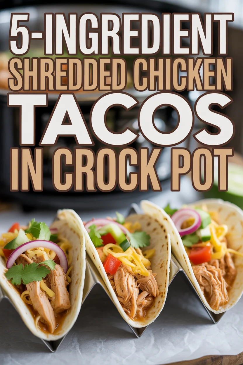 shredded chicken tacos
