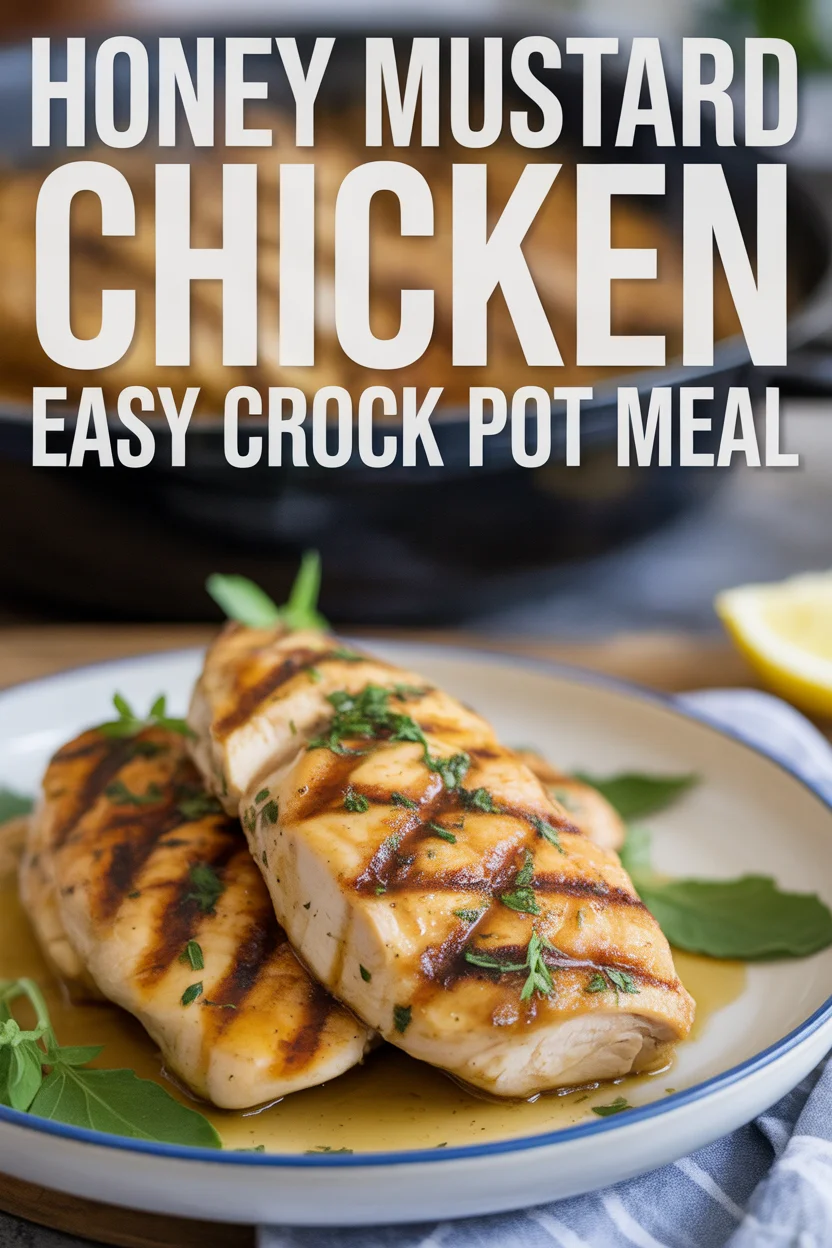 Honey Mustard Chicken – Easy Crock Pot Meal