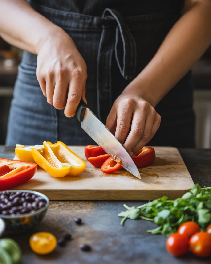 chicken fajita bowls
