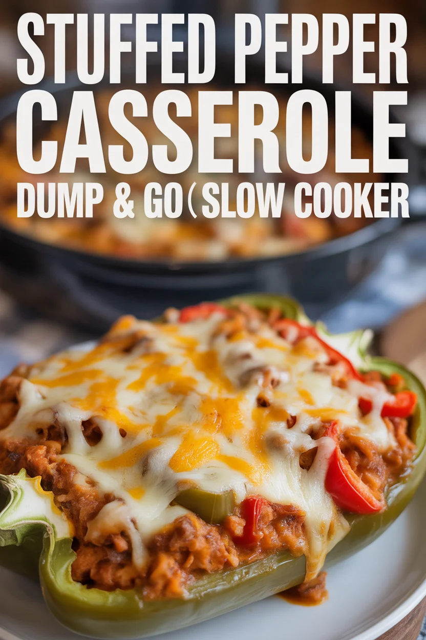 stuffed pepper casserole