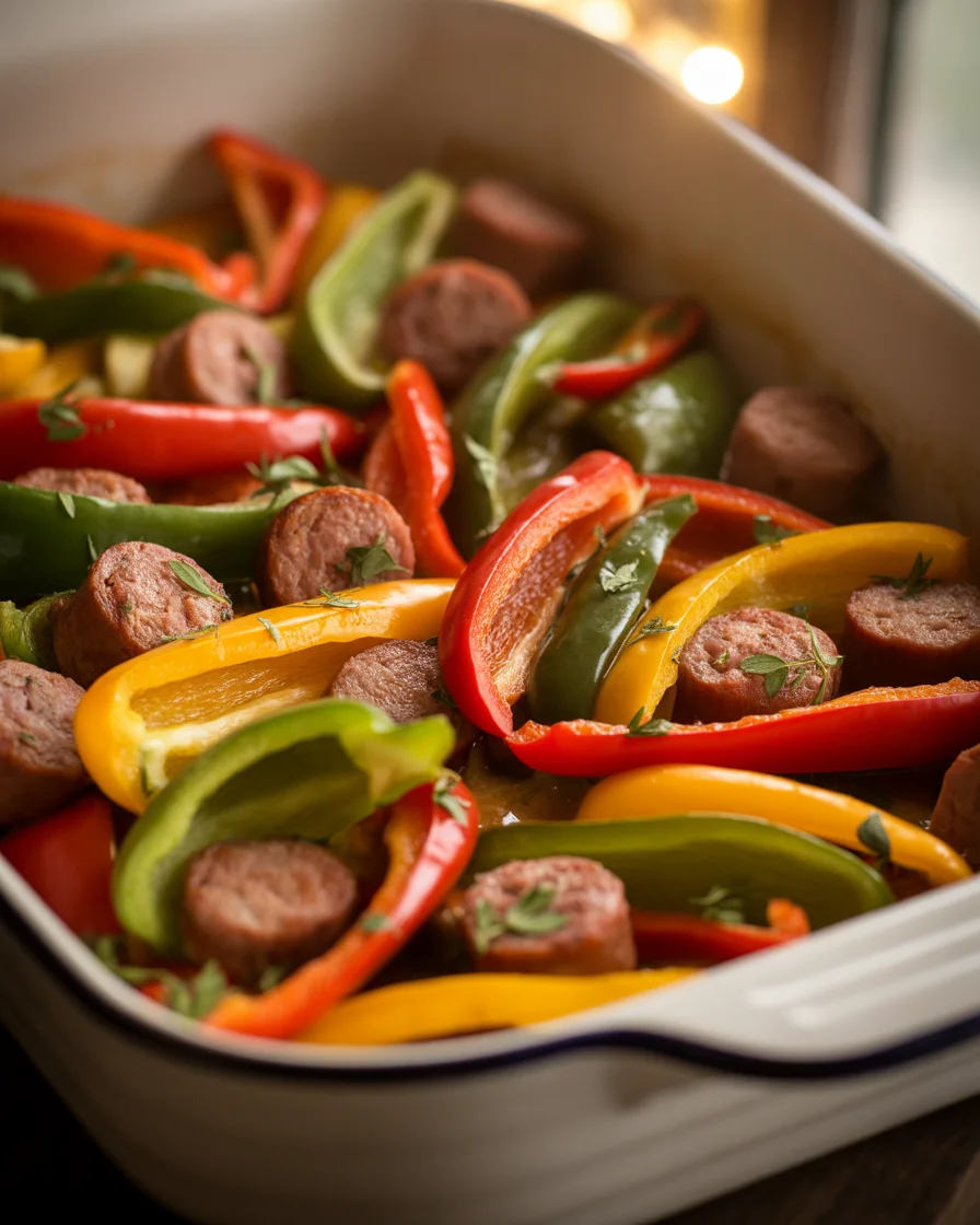 Italian Sausage and Peppers in the Crock Pot