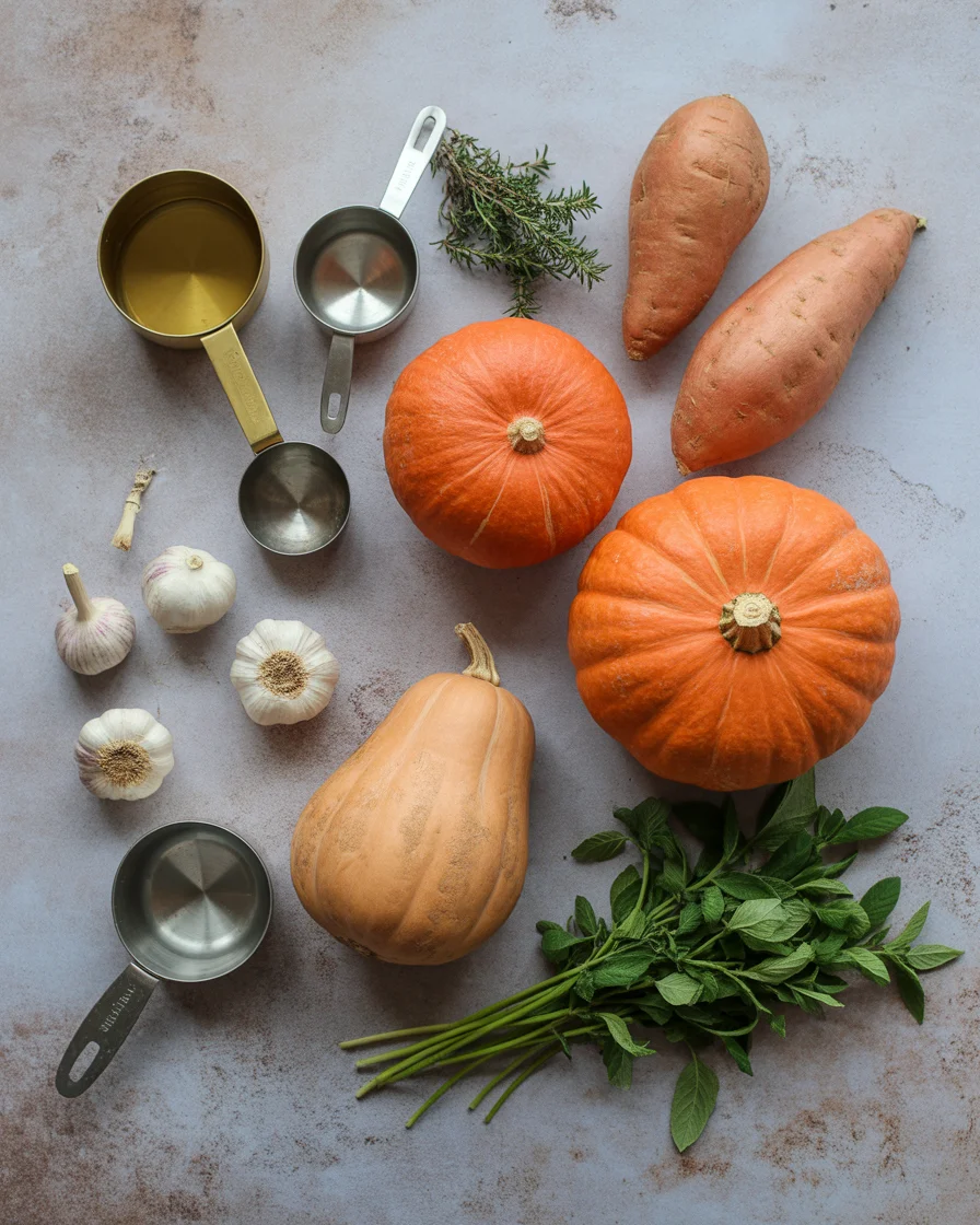 pumpkin & sweet potato soup