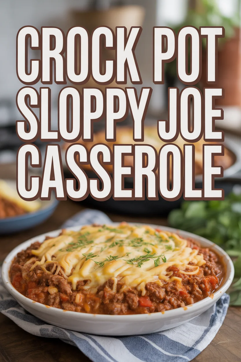 sloppy joe casserole