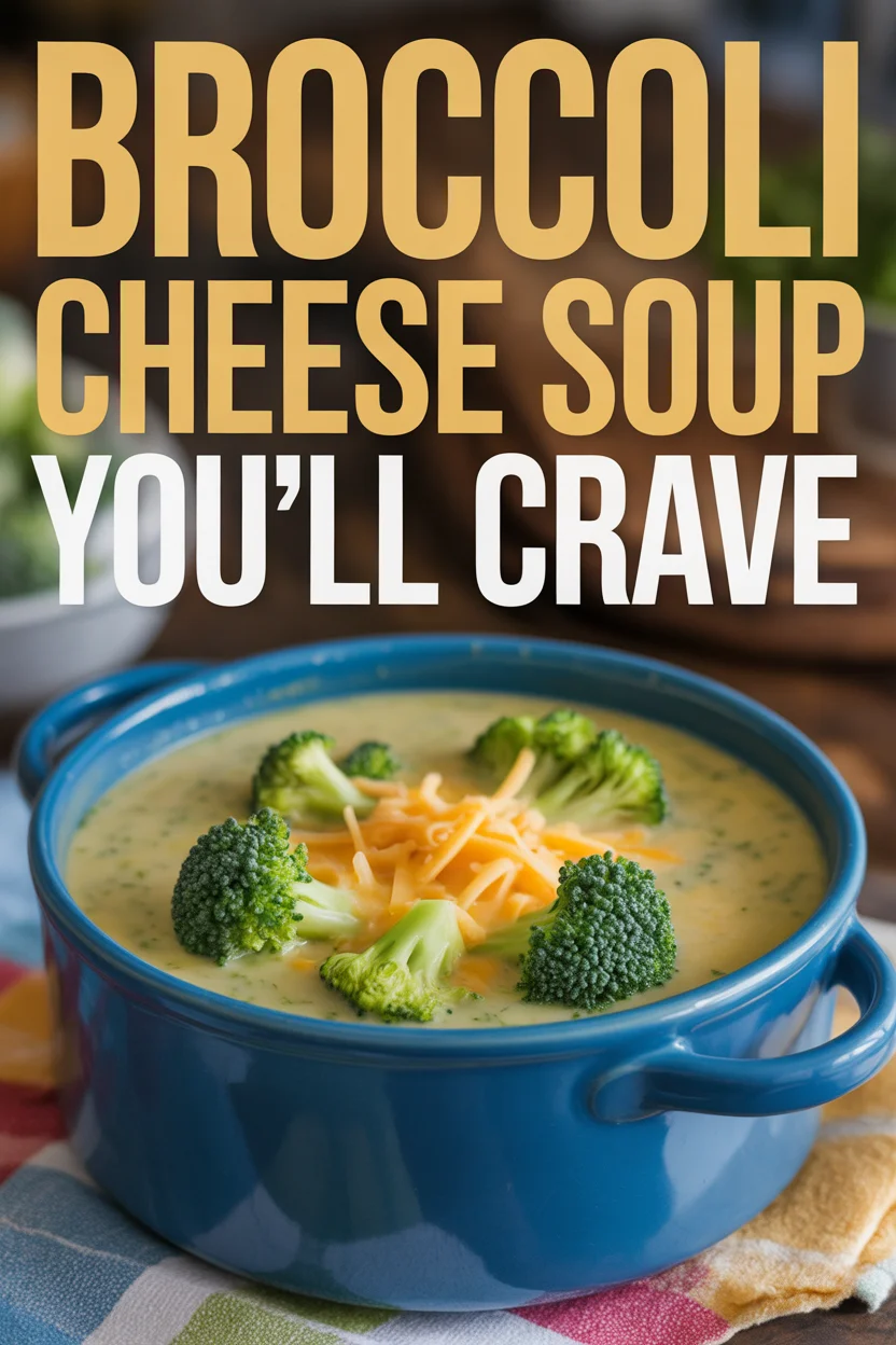Broccoli Cheese Soup You’ll Crave