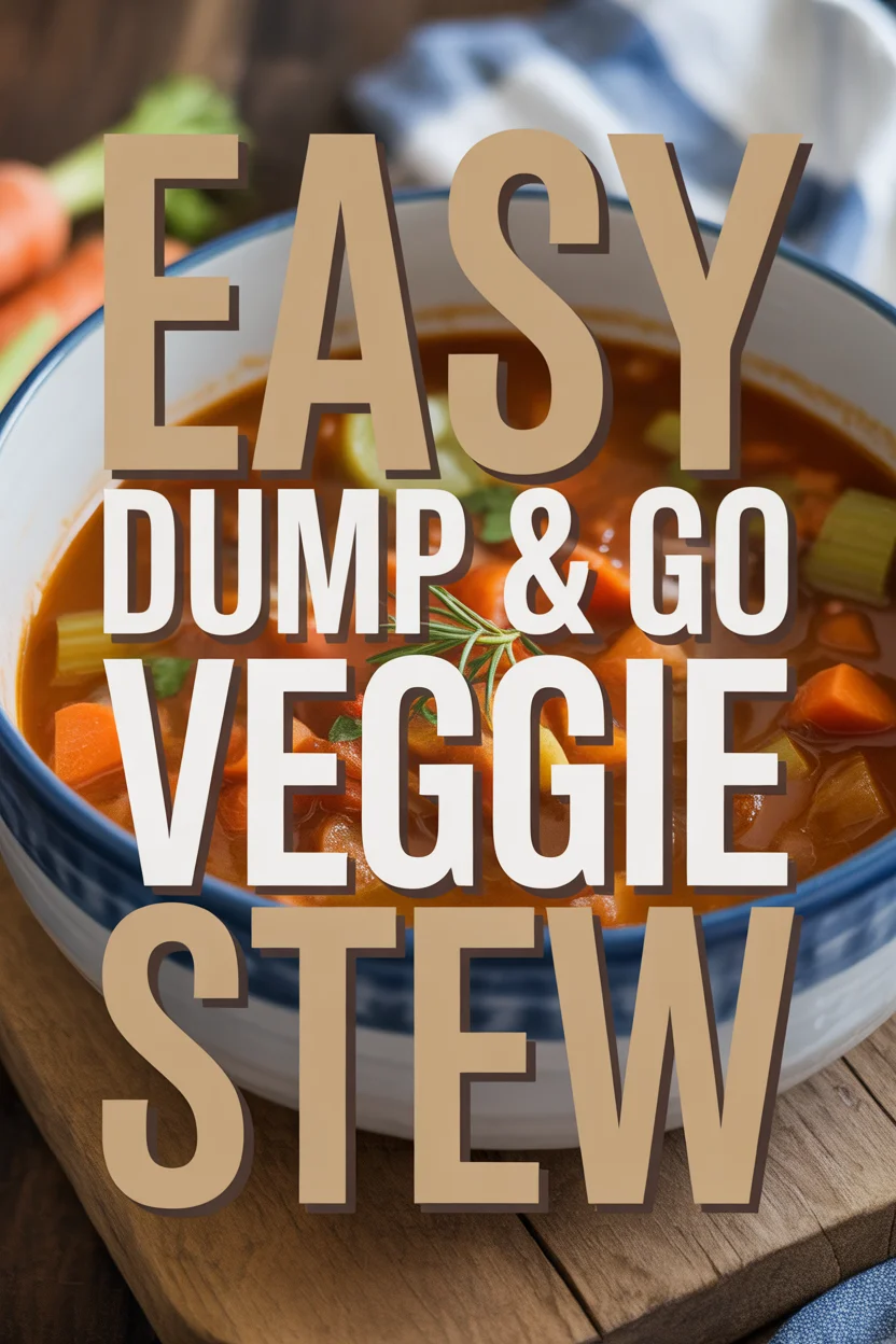 Easy Dump andamp; Go Veggie Stew