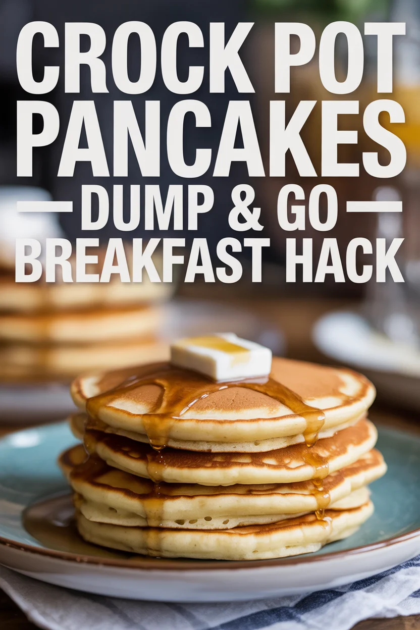 Crock Pot Pancakes – Dump & Go Breakfast Hack