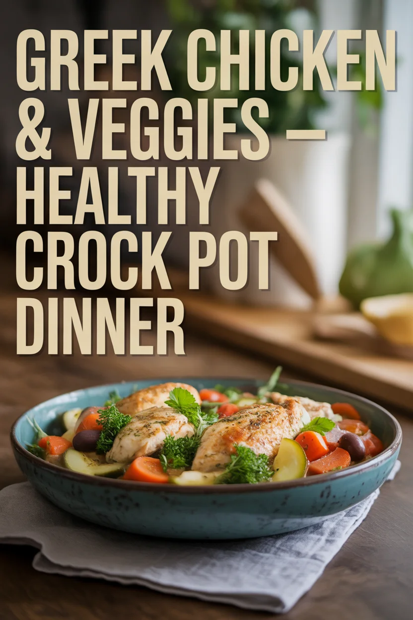 Greek chicken with veggies