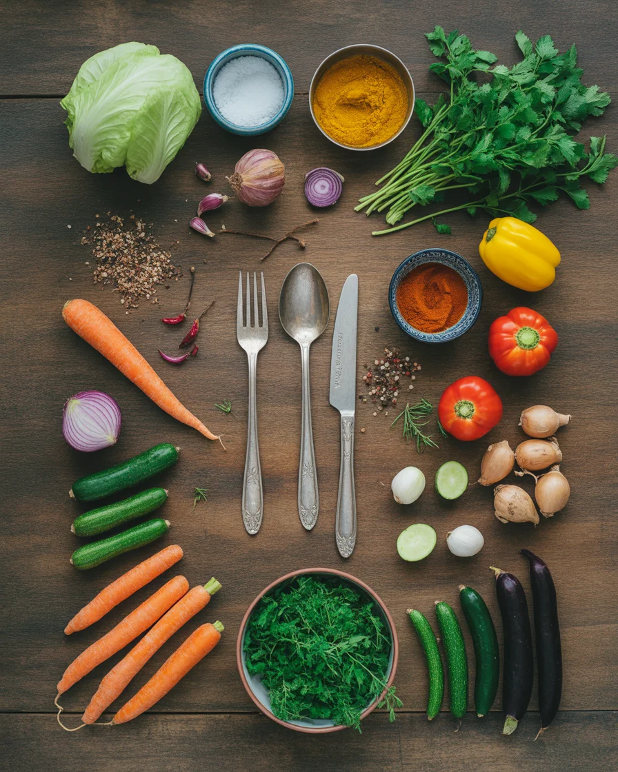 shredded veggie curry