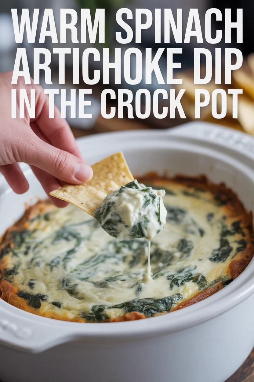 warm spinach artichoke dip