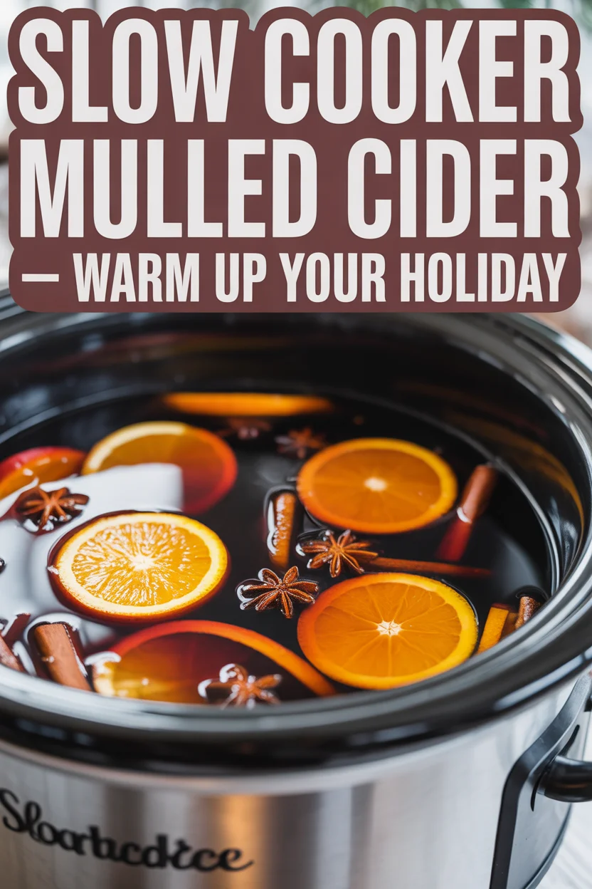 slow cooker mulled cider