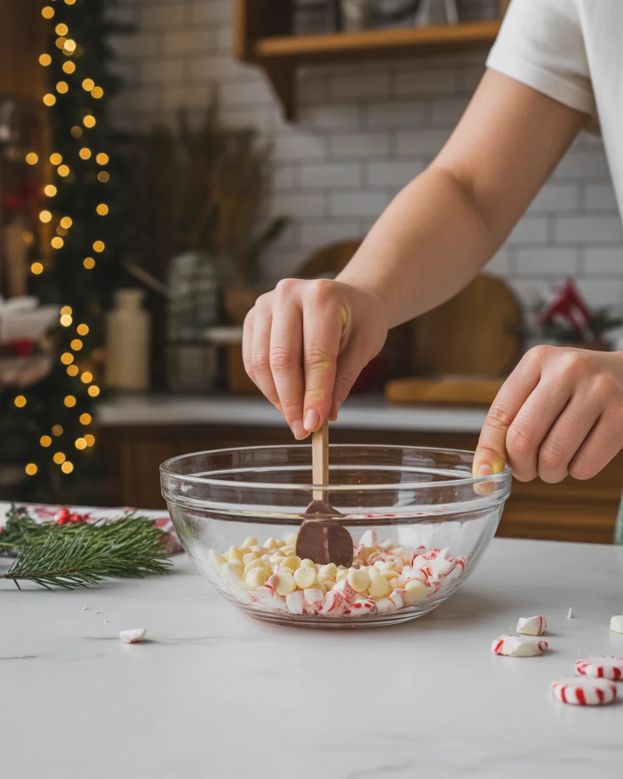 candy cane hot cocoa
