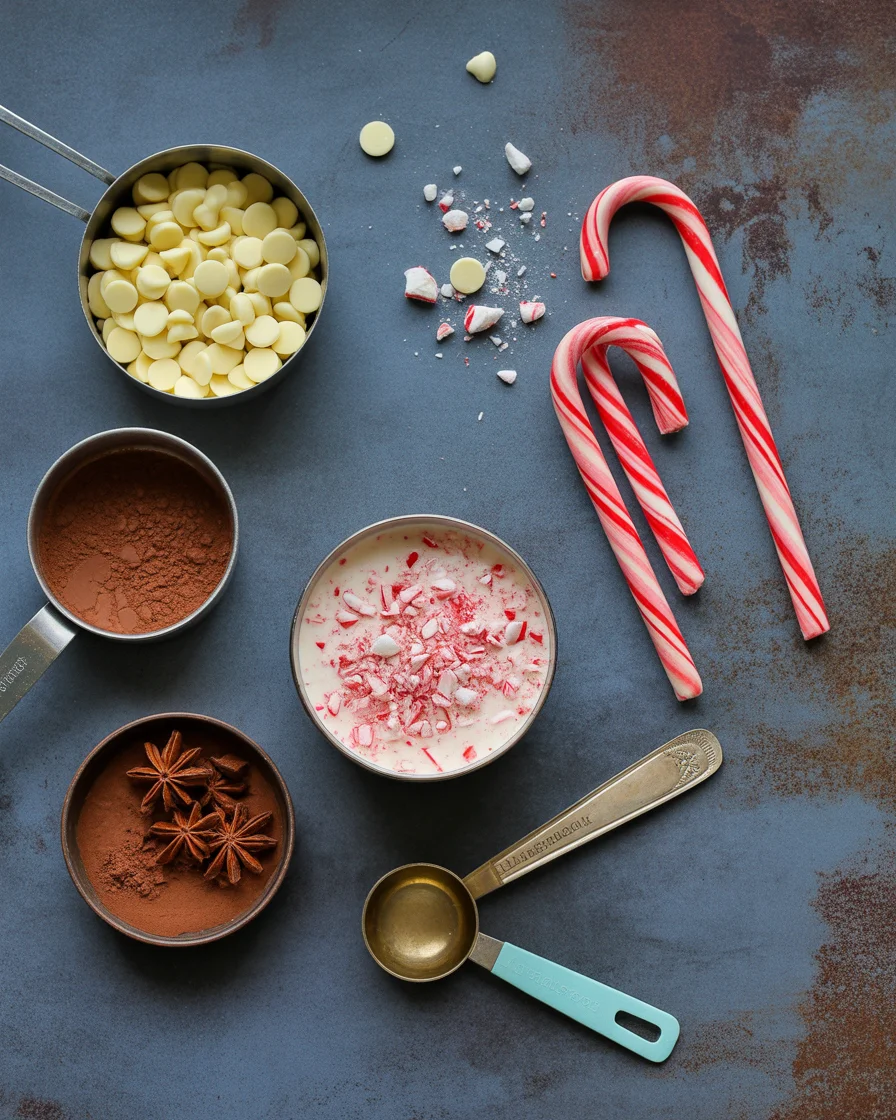candy cane hot cocoa
