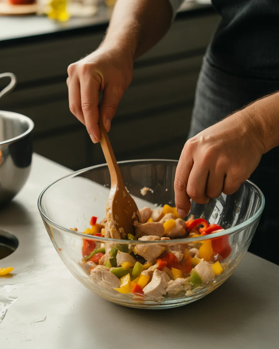Fajita Chicken Casserole
