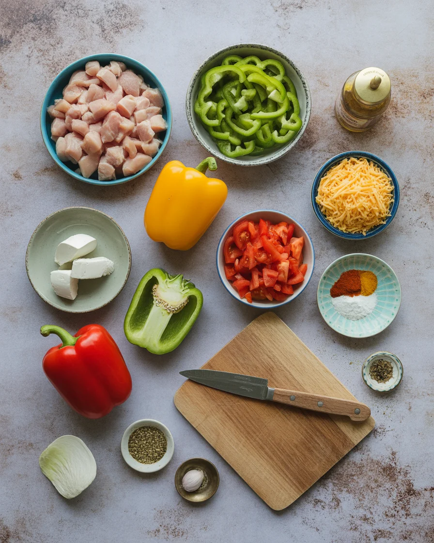 Fajita Chicken Casserole