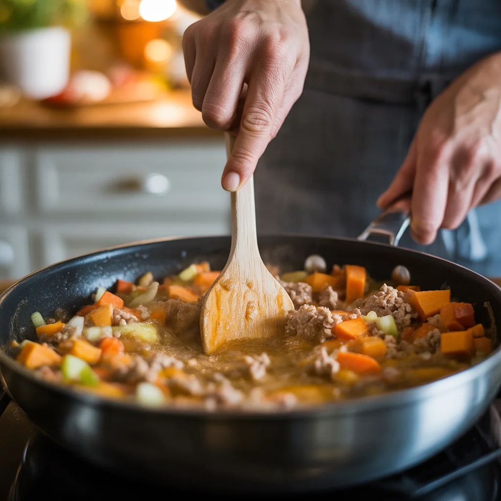 ground turkey sweet potato bowl Healthy Recipe