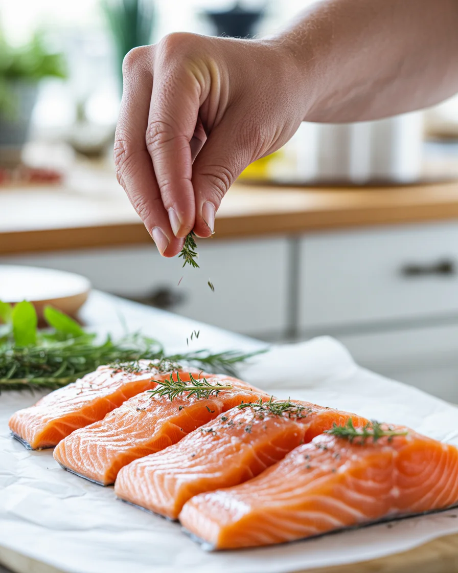 Air Fryer Salmon