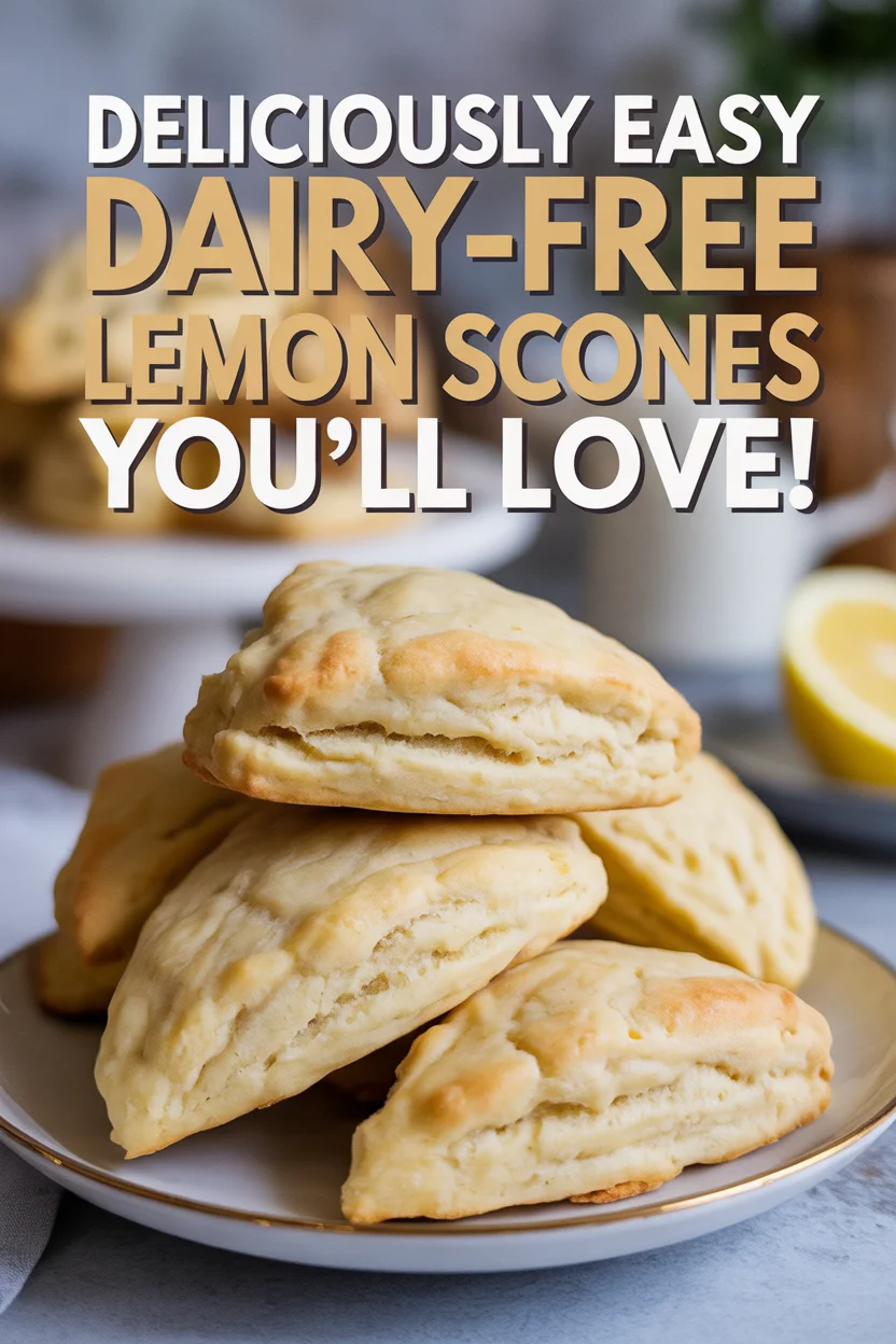 Deliciously Easy Dairy-Free Lemon Scones You’ll Love!