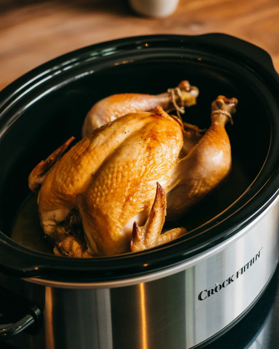 Cozy Up with Easy Crockpot Rotisserie Chicken at Home