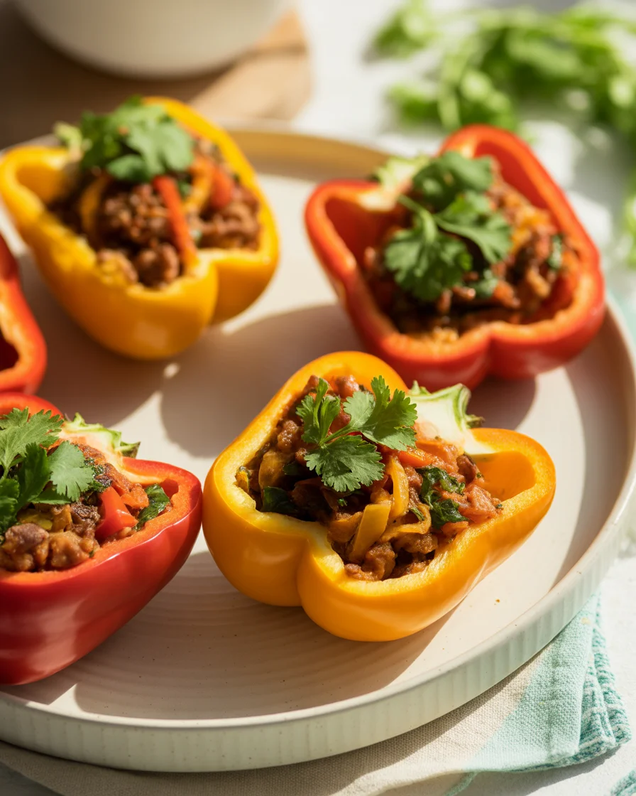 Garden Paleo Stuffed Bell Peppers