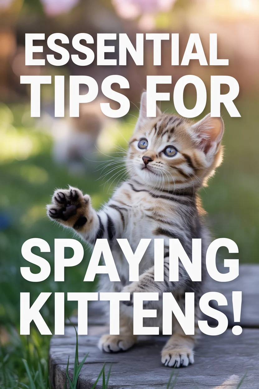 how old can a kitten be spayed