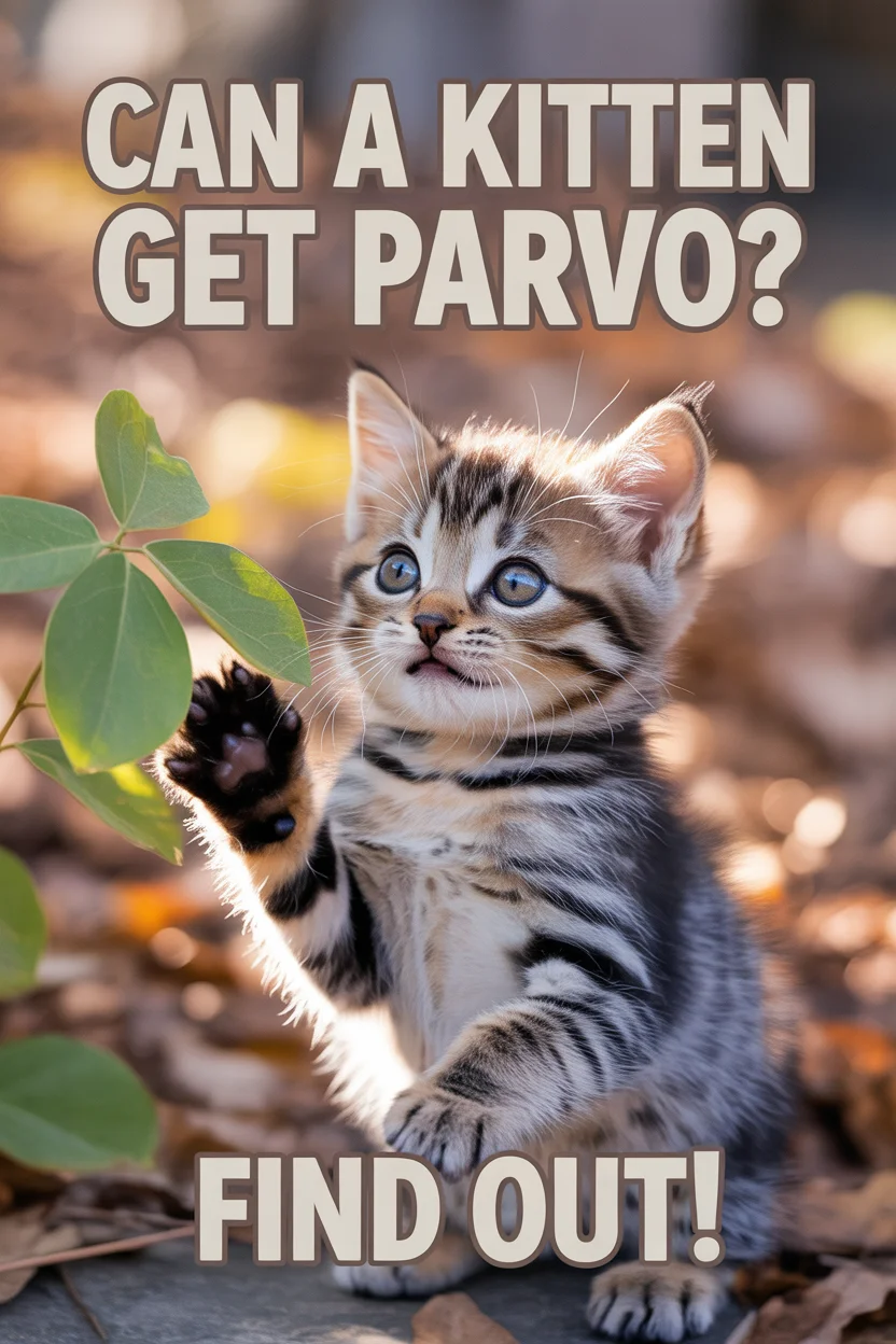 can a kitten get parvo