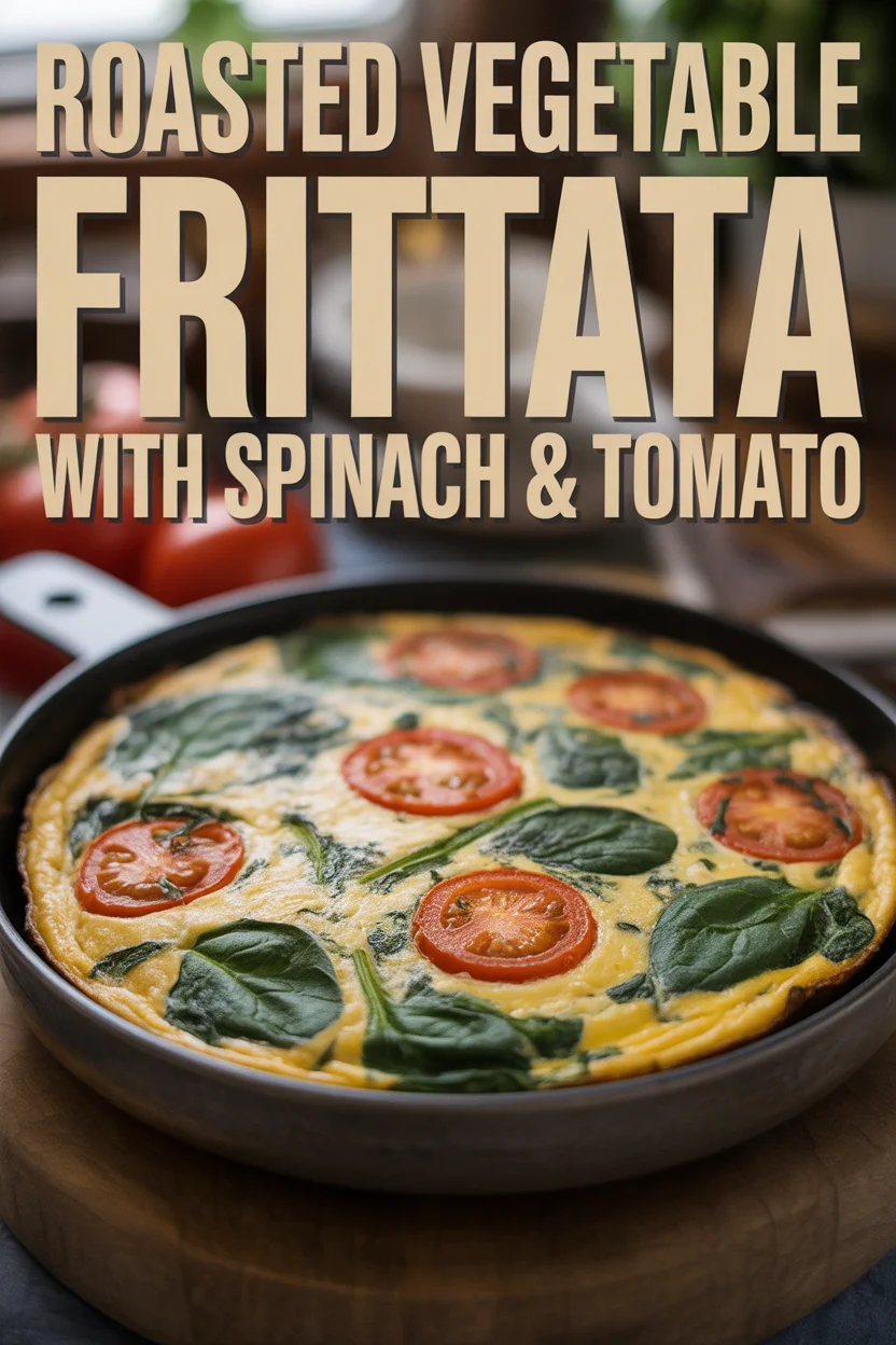 roasted vegetable frittata