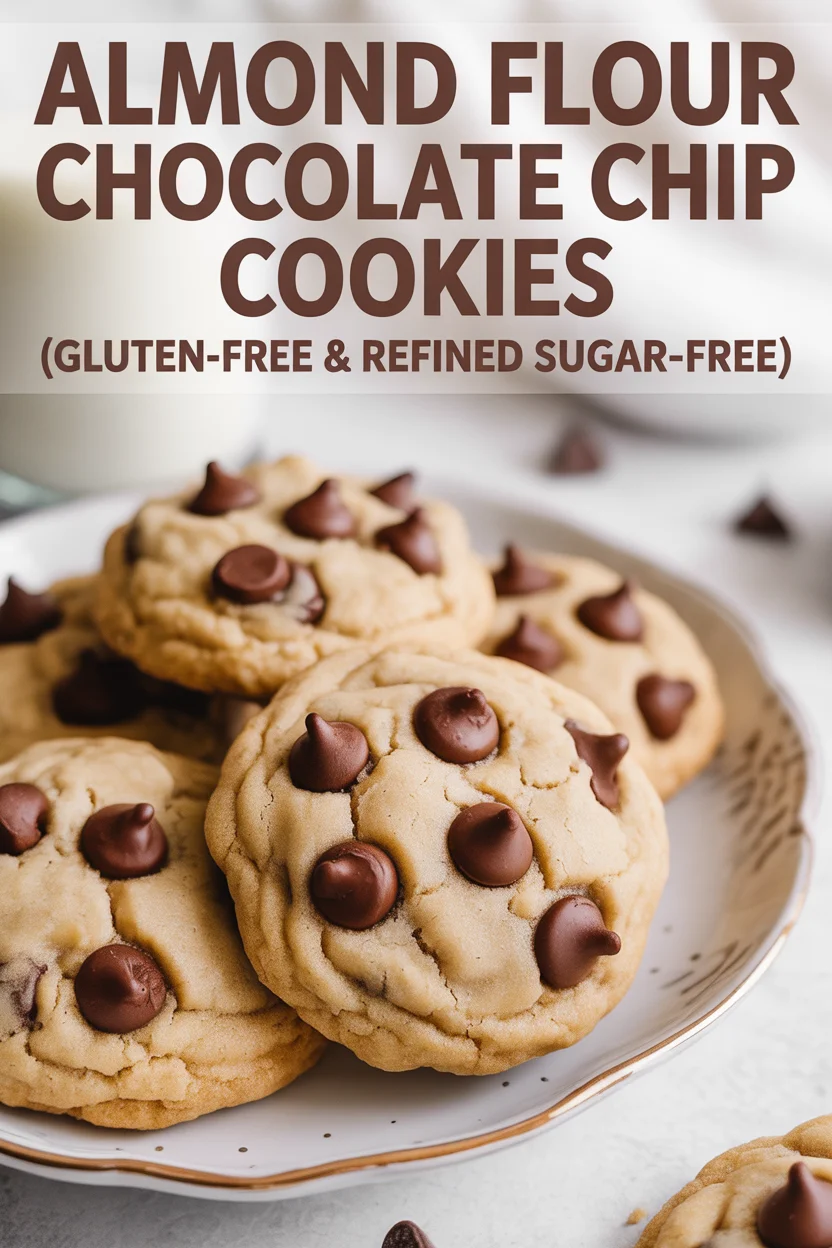 almond flour chocolate chip cookies