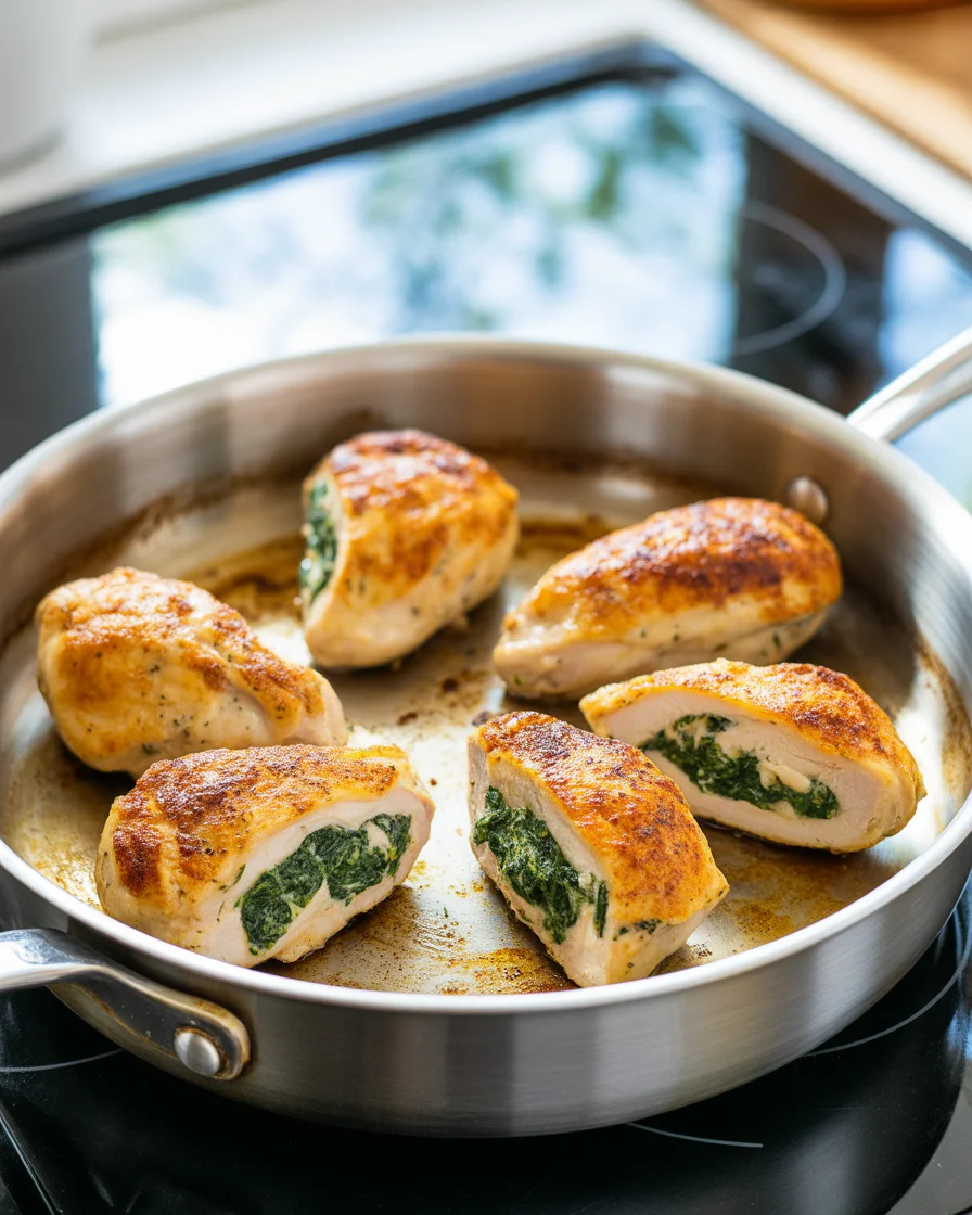 Spinach & Artichoke Stuffed Chicken Breast