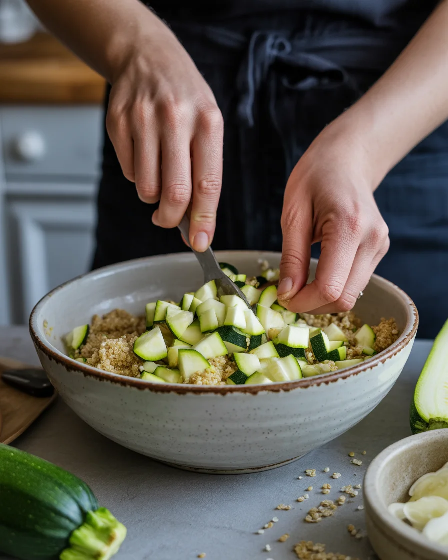 Crispy Zucchini & Quinoa Patties (Low-Carb, Gluten-Free)
