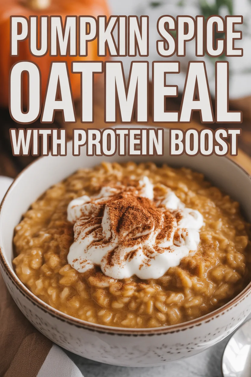 pumpkin spice oatmeal