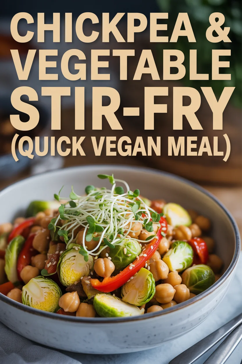 chickpea veggie stir fry