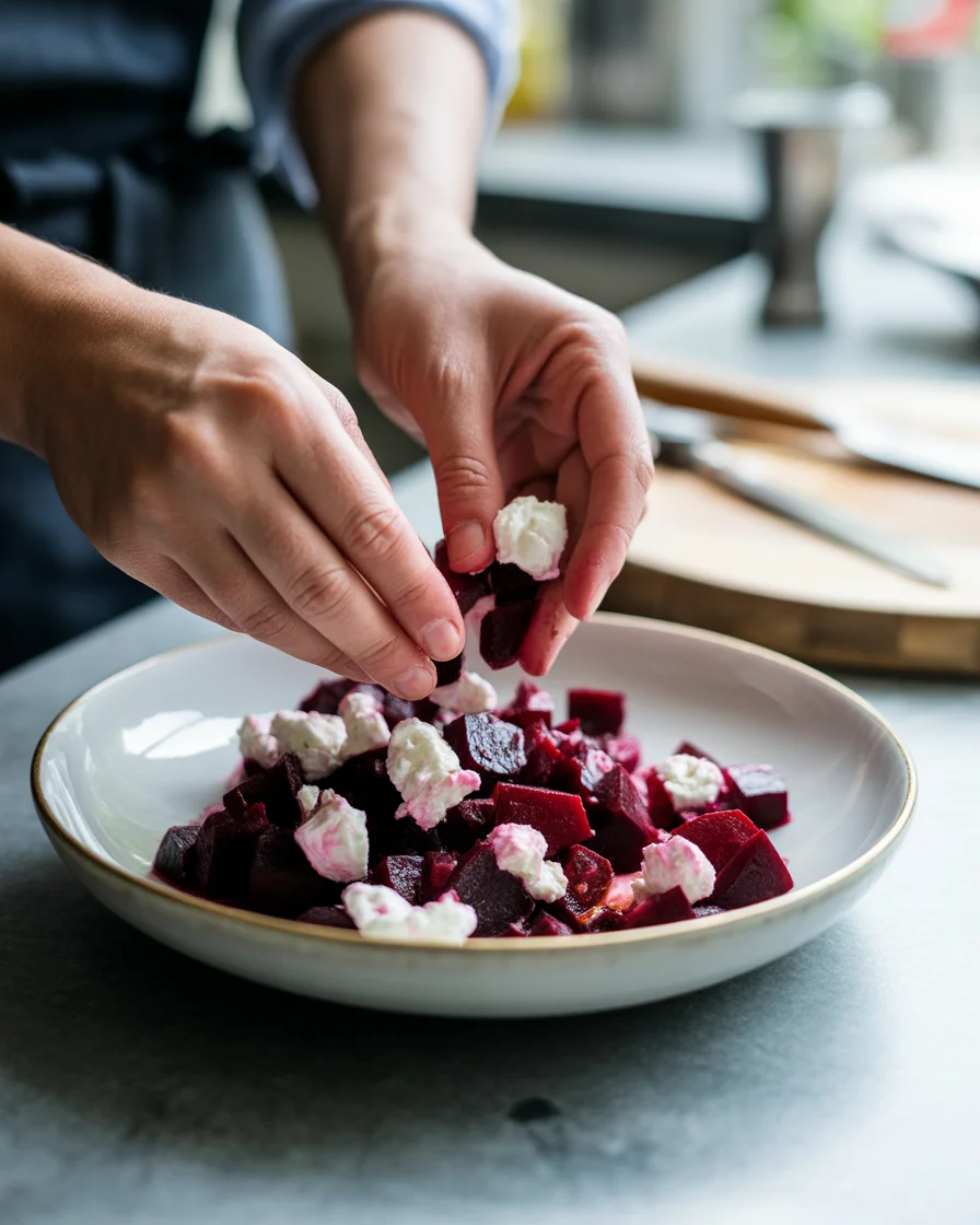Roasted Beet & Goat Cheese Salad