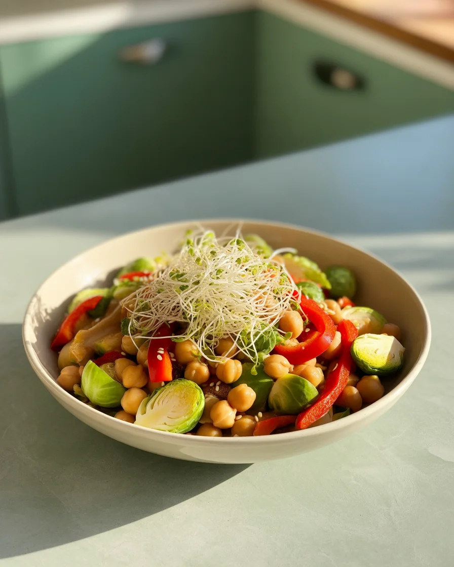 chickpea veggie stir fry