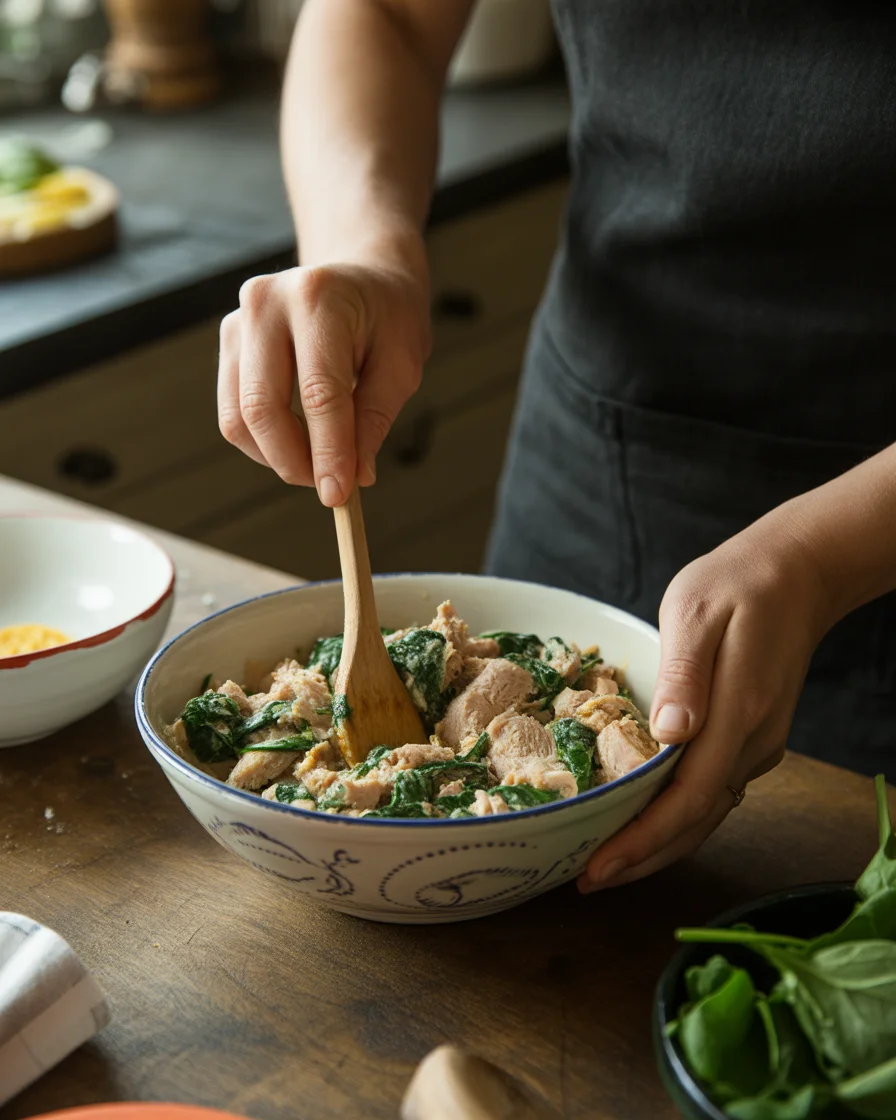 Turkey Spinach Meatballs in Tomato Sauce