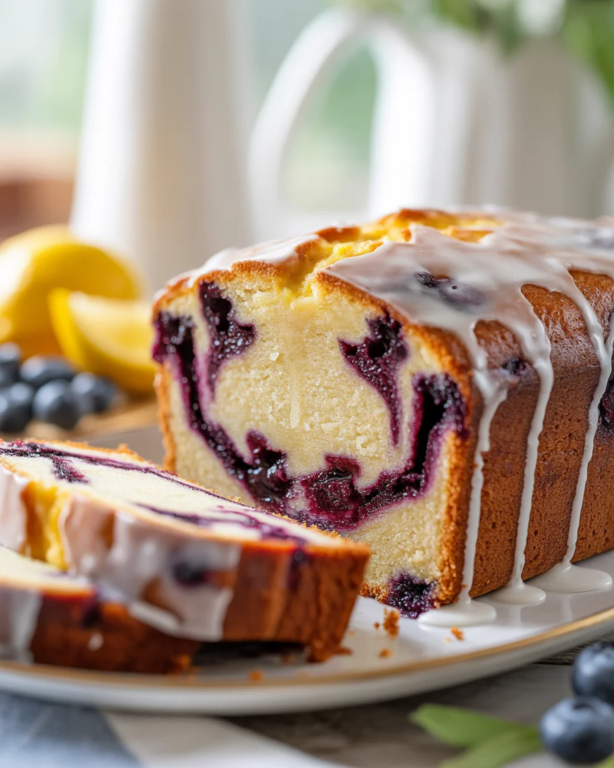 lemon blueberry loaf cake