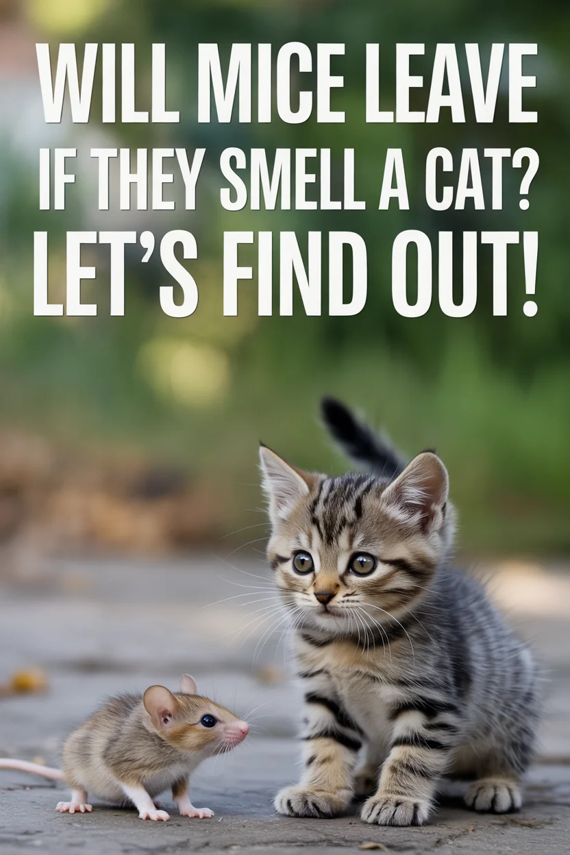 will mice leave if they smell a cat