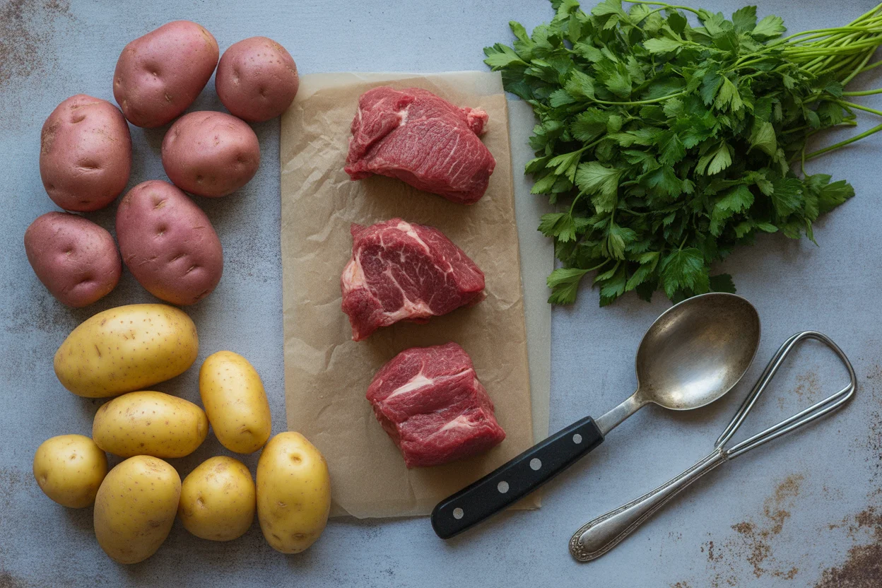 Savory Garlic Butter Beef Bites & Potatoes for a Cozy Dinner