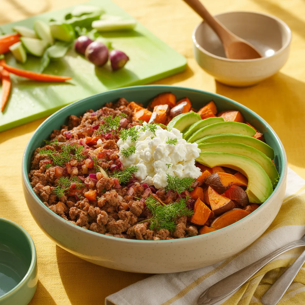 sweet potato hot honey bowl
